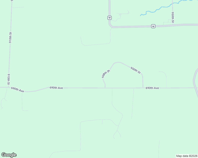 map of restaurants, bars, coffee shops, grocery stores, and more near N6929 938th Street in Elk Mound