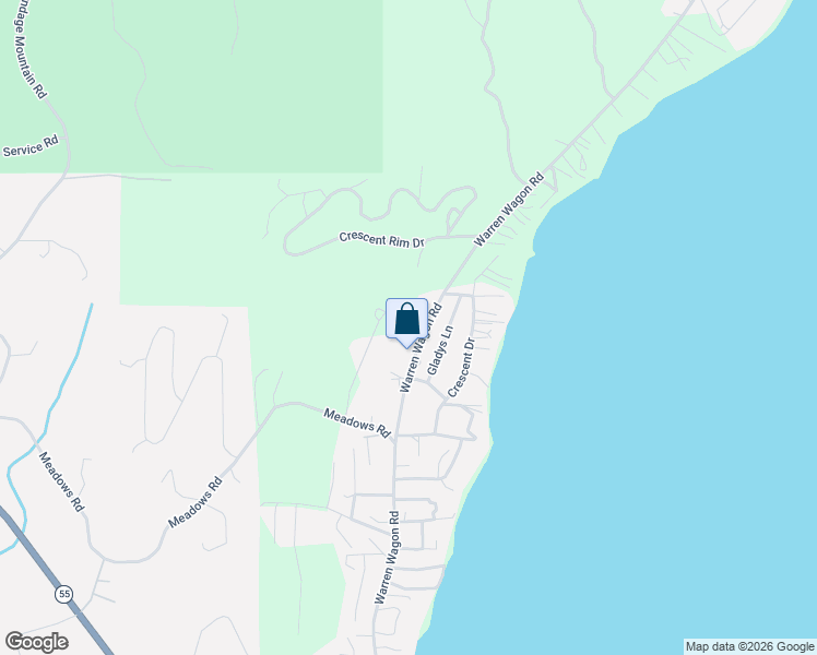map of restaurants, bars, coffee shops, grocery stores, and more near 1781 Warren Wagon Road in McCall