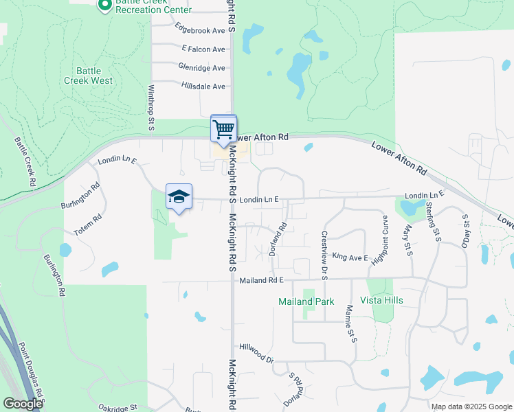 map of restaurants, bars, coffee shops, grocery stores, and more near 377 Pond Court South in Maplewood