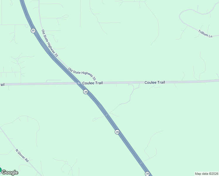map of restaurants, bars, coffee shops, grocery stores, and more near 607 Coulee Trail in Hudson