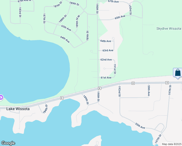 map of restaurants, bars, coffee shops, grocery stores, and more near 6122 190th Street in Chippewa Falls