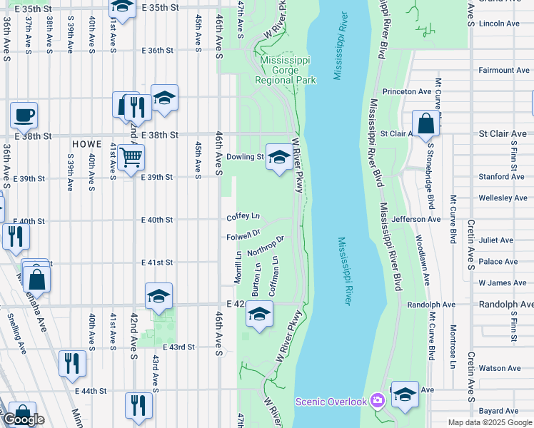 Walk Score Detail Map