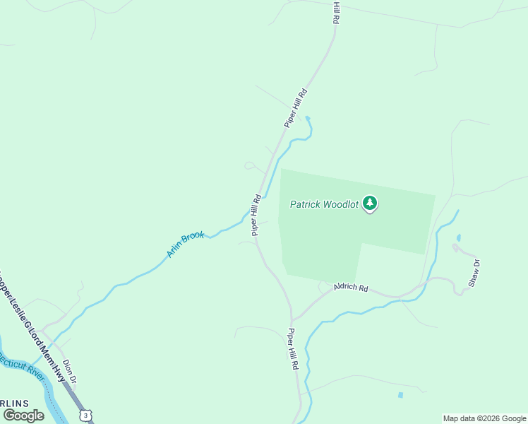 map of restaurants, bars, coffee shops, grocery stores, and more near 198 Piper Hill Road in Colebrook