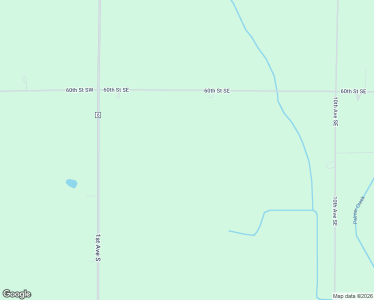 map of restaurants, bars, coffee shops, grocery stores, and more near 150 60th Street Southeast in Montevideo