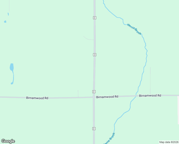 map of restaurants, bars, coffee shops, grocery stores, and more near N1140 County Road D in Birnamwood
