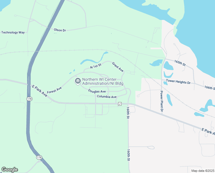 map of restaurants, bars, coffee shops, grocery stores, and more near Eau Claire Avenue in Chippewa Falls