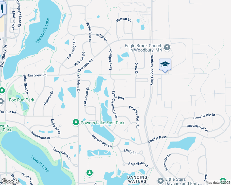 map of restaurants, bars, coffee shops, grocery stores, and more near 1099 Pelto Path in Woodbury