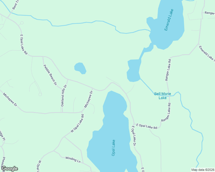 map of restaurants, bars, coffee shops, grocery stores, and more near 5567 Opal Lake Rd in Gaylord