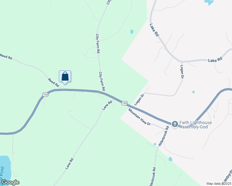 map of restaurants, bars, coffee shops, grocery stores, and more near 124 Vermont 105 in Newport