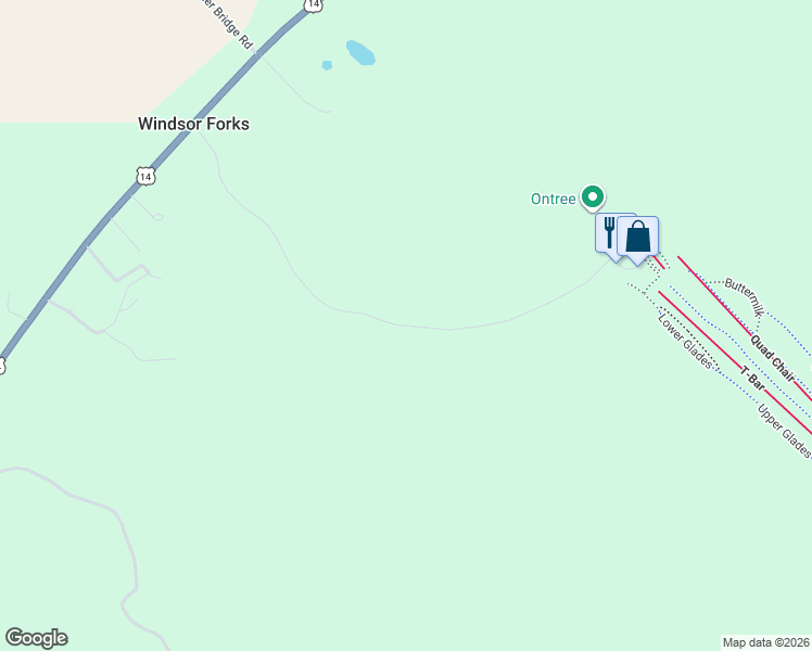 map of restaurants, bars, coffee shops, grocery stores, and more near Ski Martock Road in West Hants