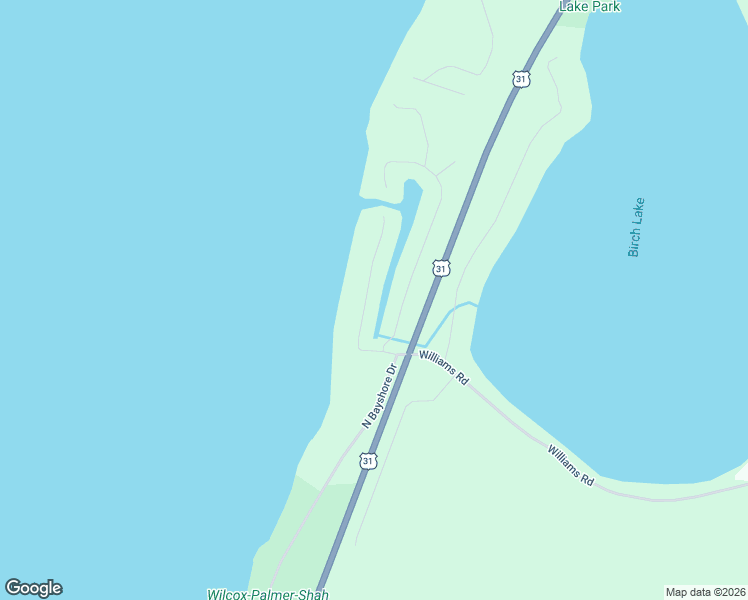 map of restaurants, bars, coffee shops, grocery stores, and more near 6860 East Harbor Drive in Elk Rapids