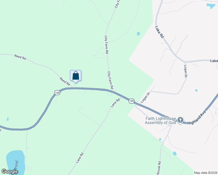 map of restaurants, bars, coffee shops, grocery stores, and more near 246 Vermont 105 in Newport