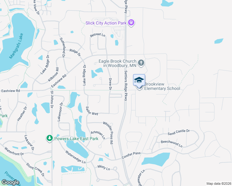 map of restaurants, bars, coffee shops, grocery stores, and more near 1007 Drew Drive in Saint Paul