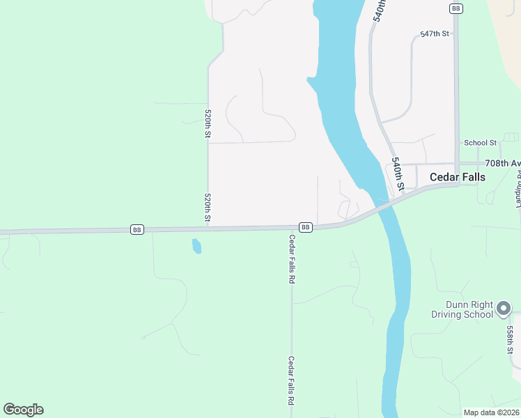 map of restaurants, bars, coffee shops, grocery stores, and more near E5261 County Road BB in Menomonie