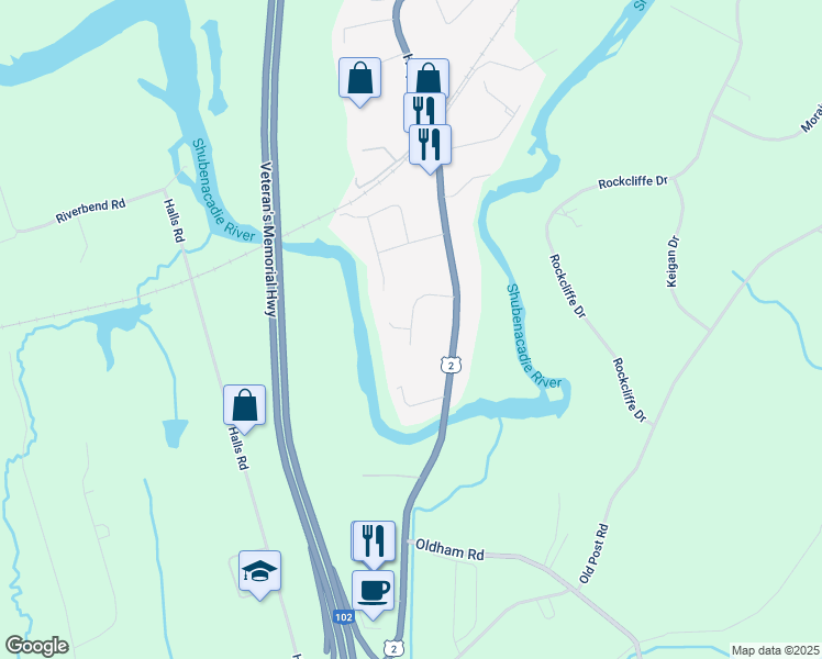 map of restaurants, bars, coffee shops, grocery stores, and more near 5 Sherwood Dr in Enfield