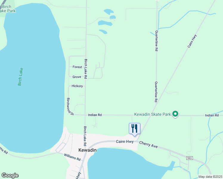 map of restaurants, bars, coffee shops, grocery stores, and more near in Kewadin