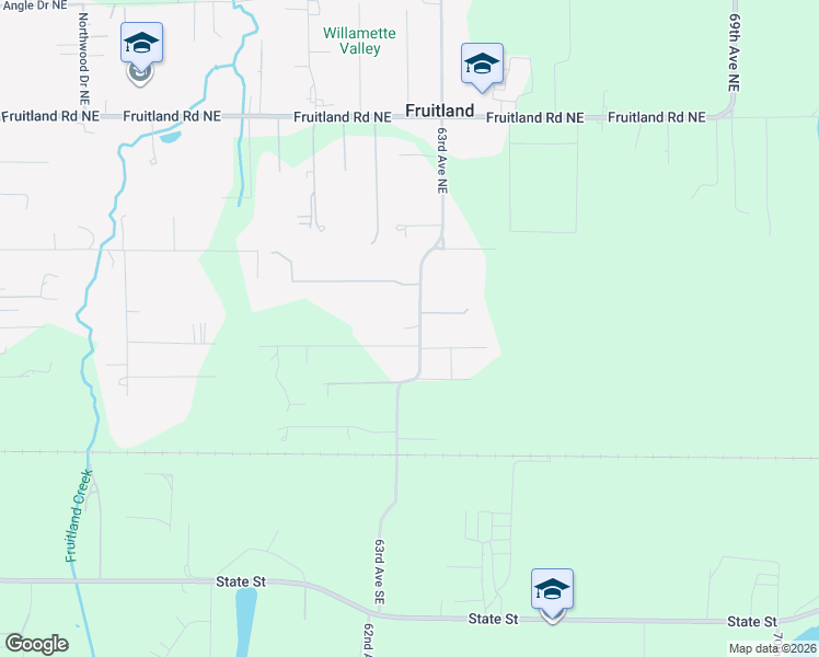 map of restaurants, bars, coffee shops, grocery stores, and more near 6258 Rosemeadow Lane Northeast in Salem