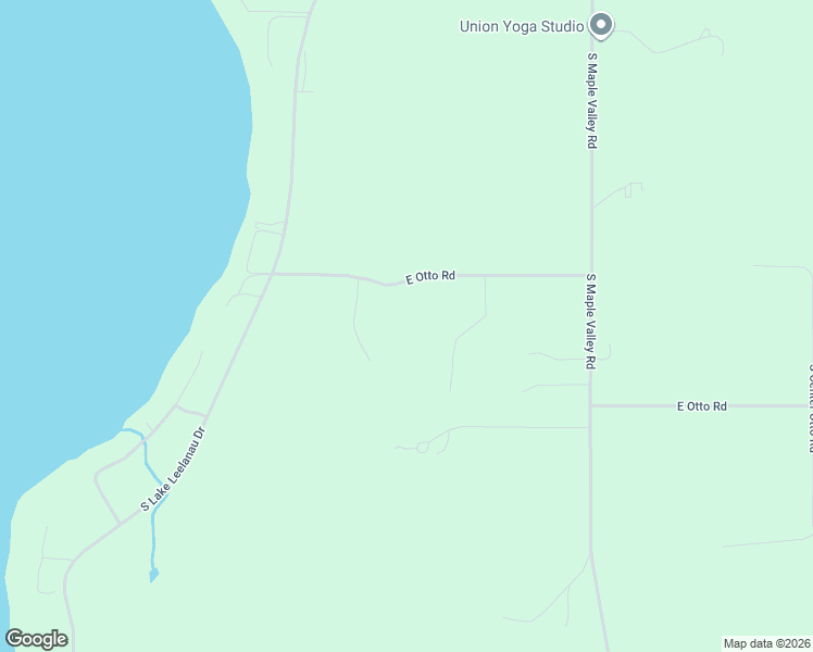 map of restaurants, bars, coffee shops, grocery stores, and more near 7590-7798 East Otto Road in Lake Leelanau