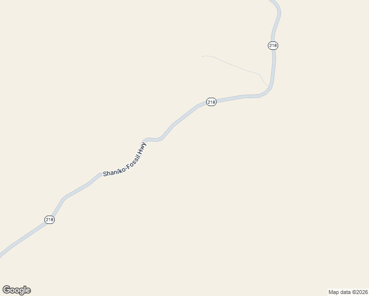 map of restaurants, bars, coffee shops, grocery stores, and more near 46457 Oregon 218 in Fossil