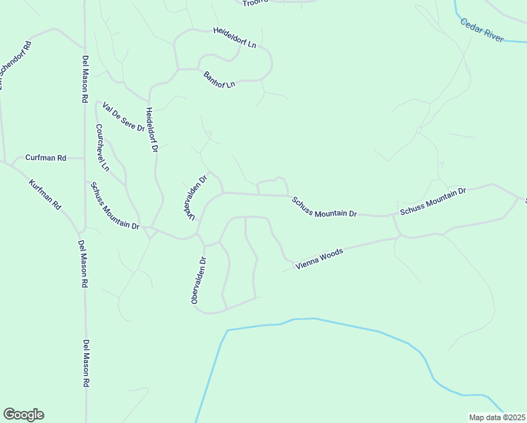 map of restaurants, bars, coffee shops, grocery stores, and more near 2500-2530 Schuss Mountain Drive in Bellaire