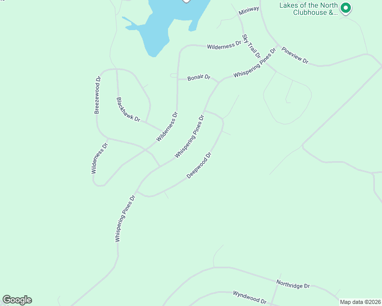 map of restaurants, bars, coffee shops, grocery stores, and more near 9272-9288 Whispering Pines Drive in Mancelona