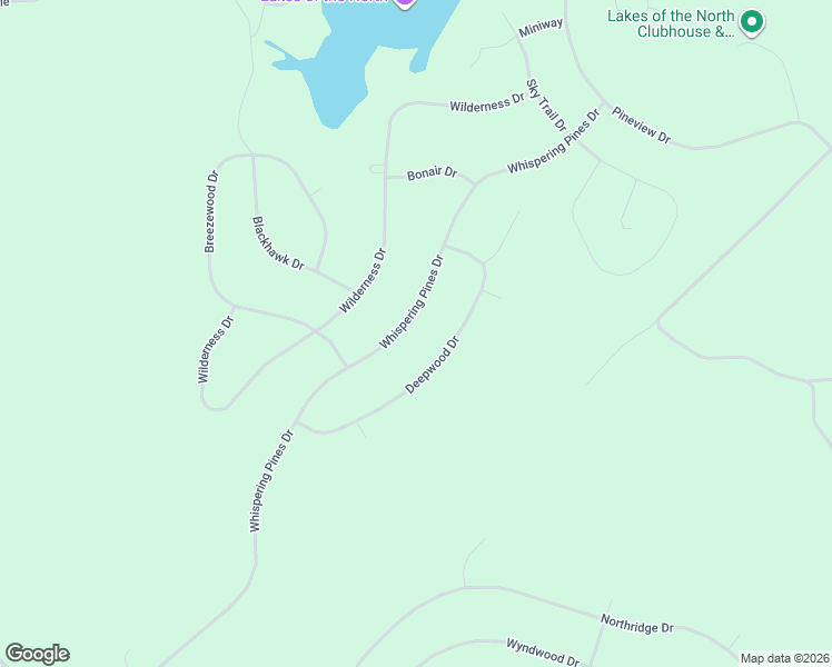 map of restaurants, bars, coffee shops, grocery stores, and more near 9272 Whispering Pines Drive in Mancelona