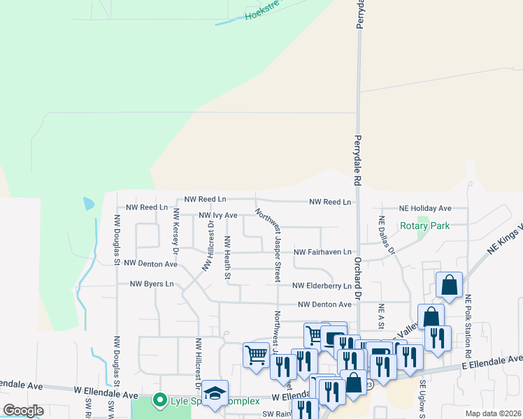 map of restaurants, bars, coffee shops, grocery stores, and more near 684 Northwest Jasper Street in Dallas