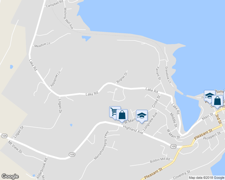 map of restaurants, bars, coffee shops, grocery stores, and more near 24 Warren Street in Newport