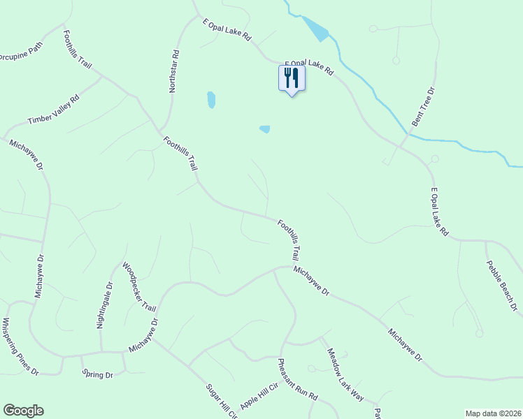map of restaurants, bars, coffee shops, grocery stores, and more near 6529-6535 Humming Bird Ct in Gaylord