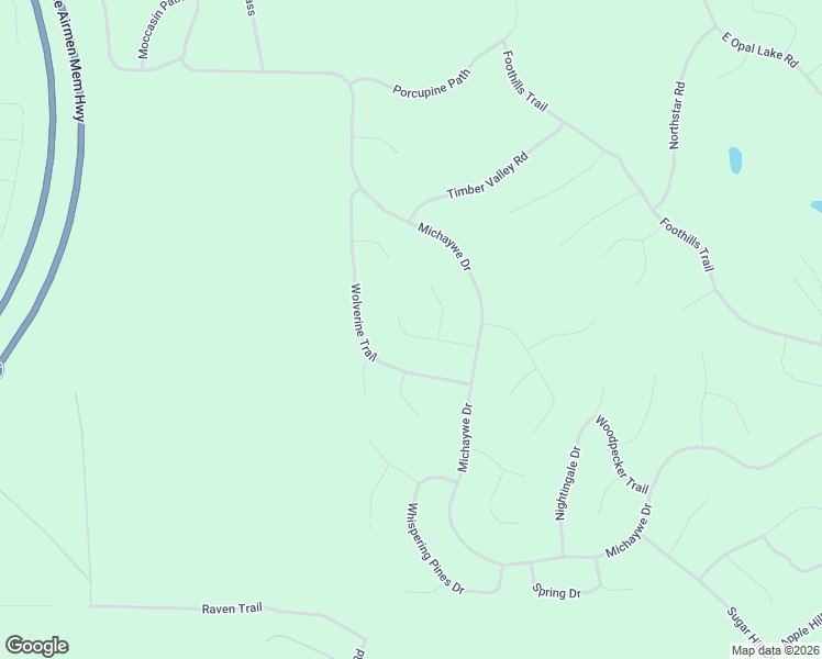 map of restaurants, bars, coffee shops, grocery stores, and more near Snowmass Ct in Gaylord