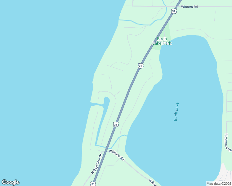 map of restaurants, bars, coffee shops, grocery stores, and more near 13871 Inwood Circle in Elk Rapids