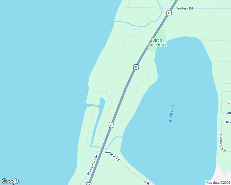 map of restaurants, bars, coffee shops, grocery stores, and more near 13871 Inwood Circle in Elk Rapids