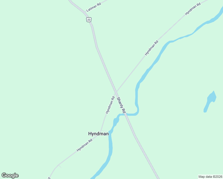 map of restaurants, bars, coffee shops, grocery stores, and more near 702 Hyndman Road in Spencerville