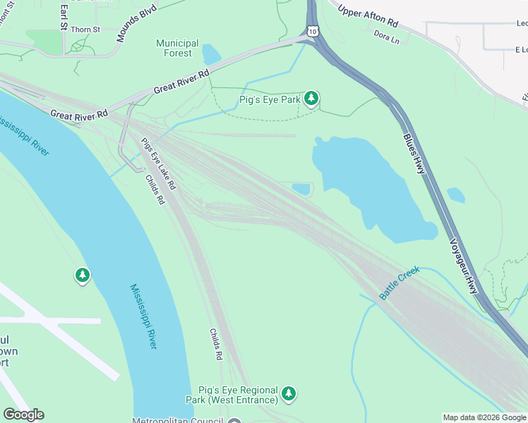 map of restaurants, bars, coffee shops, grocery stores, and more near 1001-1061 Shop Road in Saint Paul