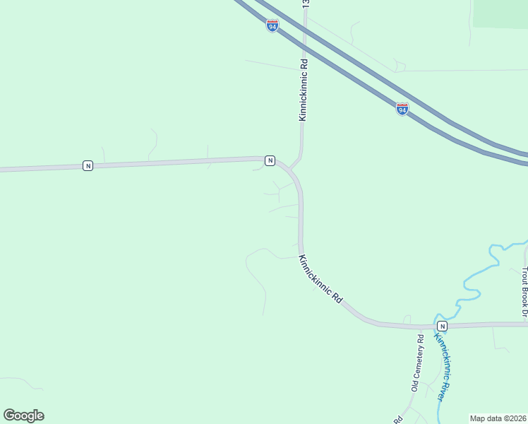 map of restaurants, bars, coffee shops, grocery stores, and more near 1295 County Road N in Roberts