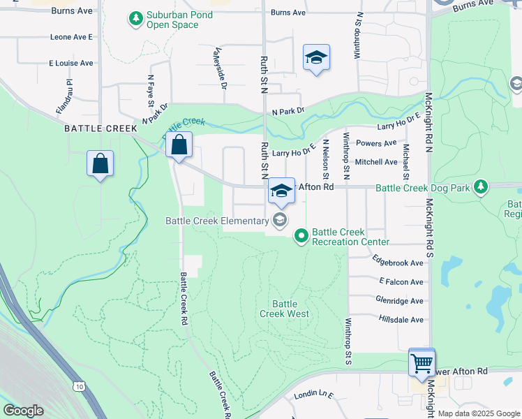 map of restaurants, bars, coffee shops, grocery stores, and more near 2006 Hilding Avenue in Saint Paul