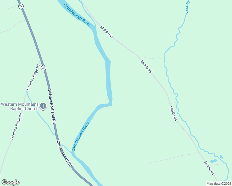 map of restaurants, bars, coffee shops, grocery stores, and more near 73 Middlegate Lane in New Portland