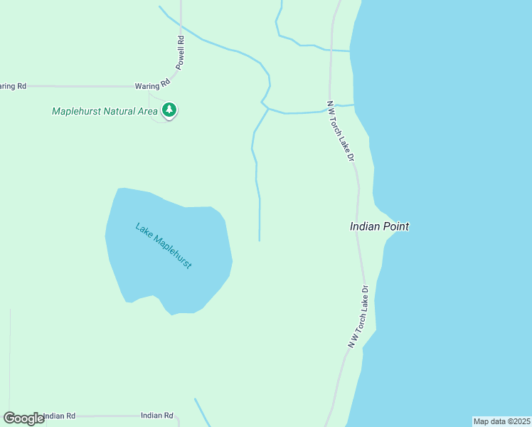map of restaurants, bars, coffee shops, grocery stores, and more near 6280 North West Torch Lake Drive in Kewadin