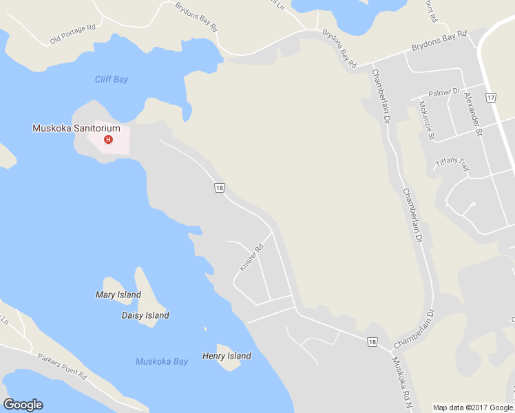 map of restaurants, bars, coffee shops, grocery stores, and more near 1600 Muskoka Road North in Gravenhurst