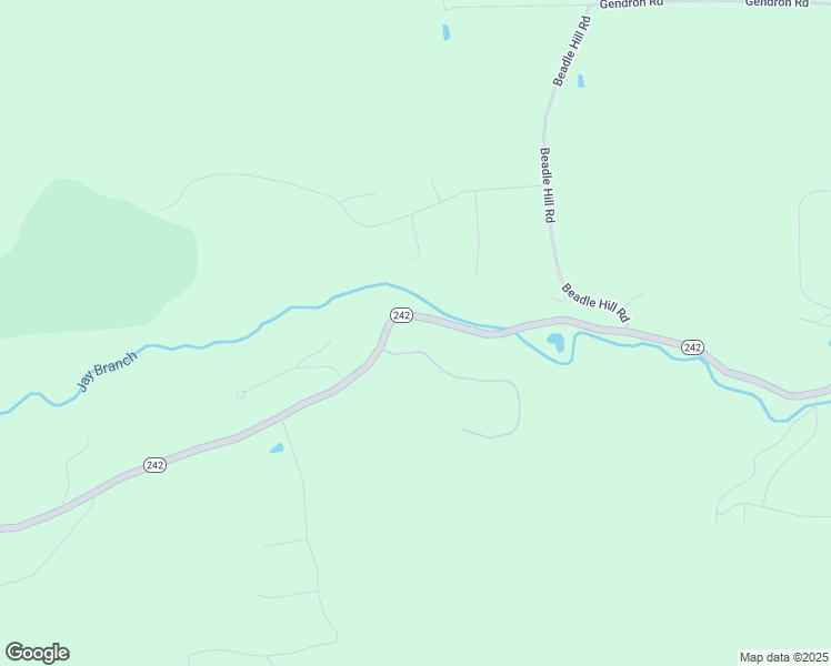 map of restaurants, bars, coffee shops, grocery stores, and more near 3165 Vermont 242 in Jay