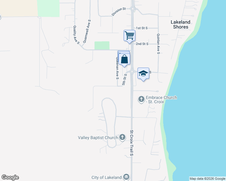 map of restaurants, bars, coffee shops, grocery stores, and more near 16432 7th Street Lane South in Lakeland