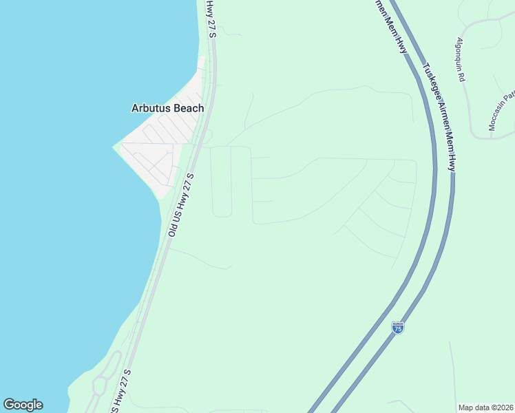 map of restaurants, bars, coffee shops, grocery stores, and more near Timberlane Trail in Gaylord