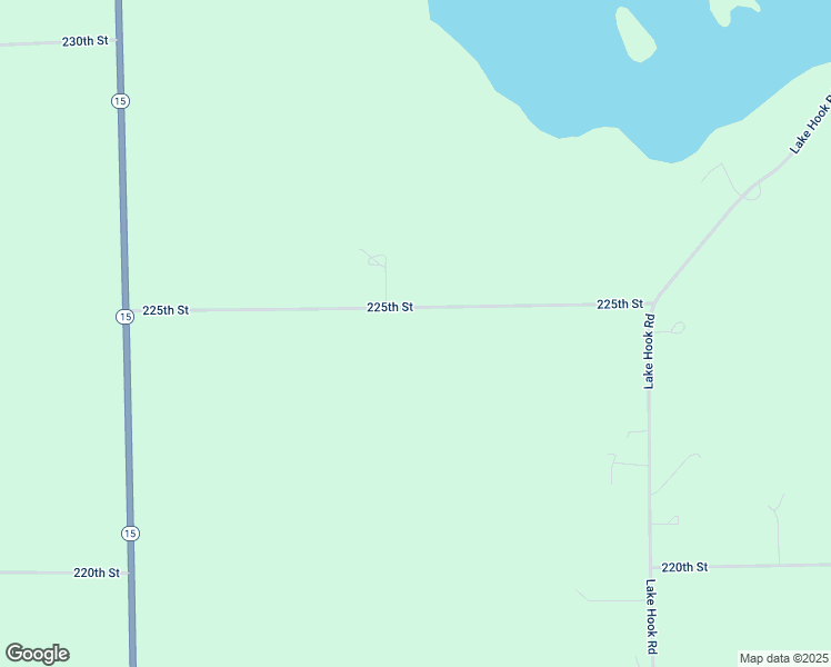 map of restaurants, bars, coffee shops, grocery stores, and more near 17939 225th Street in Hutchinson