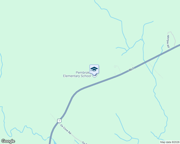 map of restaurants, bars, coffee shops, grocery stores, and more near 24 U.S. 1 in Pembroke