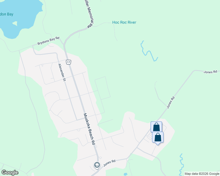 map of restaurants, bars, coffee shops, grocery stores, and more near 295 McEachern Lane in Gravenhurst