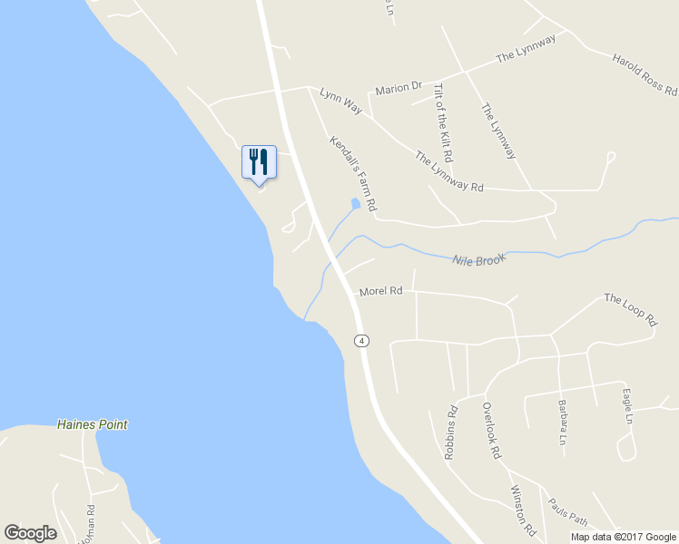 map of restaurants, bars, coffee shops, grocery stores, and more near 1974 Main Street in Rangeley