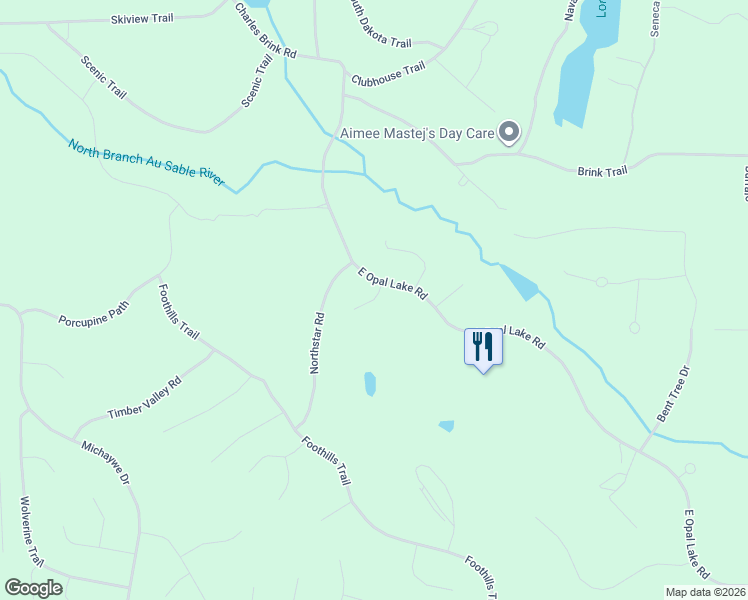 map of restaurants, bars, coffee shops, grocery stores, and more near Augusta Court in Otsego County