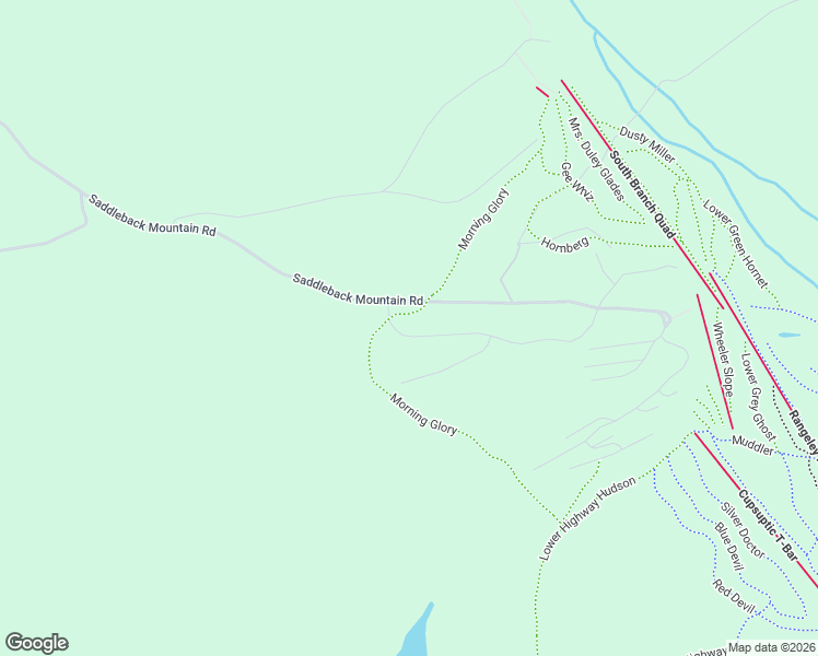 map of restaurants, bars, coffee shops, grocery stores, and more near Saddleback Mountain Road in Rangeley