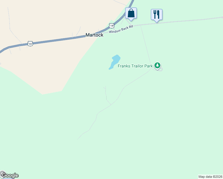 map of restaurants, bars, coffee shops, grocery stores, and more near 208 Ashland Road in Windsor