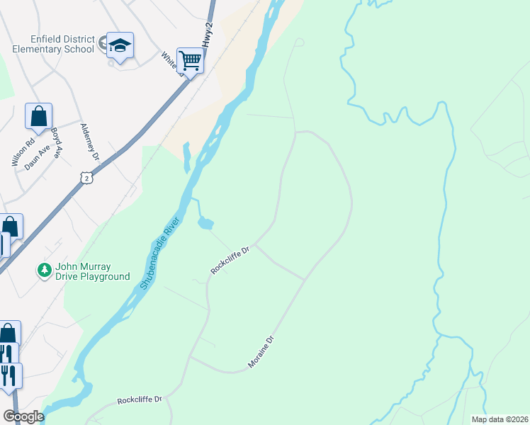 map of restaurants, bars, coffee shops, grocery stores, and more near in Enfield